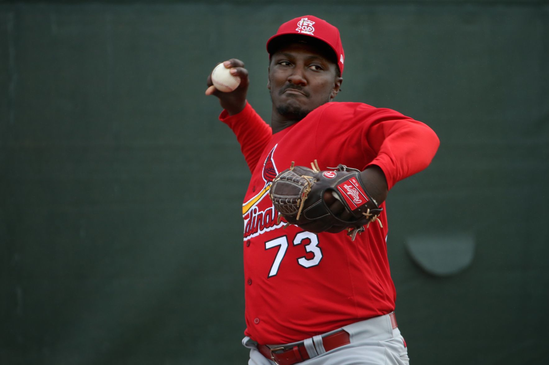 Rain shows during Saturday workout at Spring Training